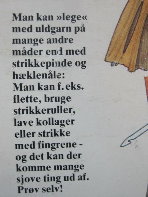 Hobbybøger, Leg med uldgarn