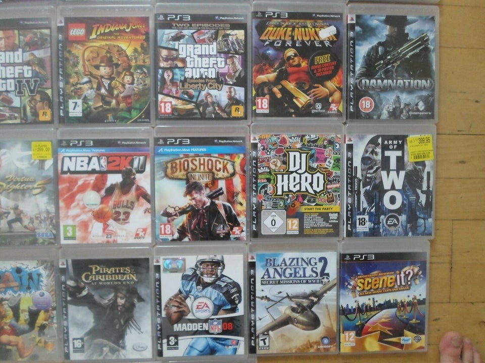 stor samling voksen spil !, PS3