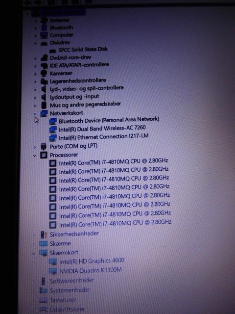 Lenovo W540 Workstation, 2,8-4,3 GHz, 32 GB ram