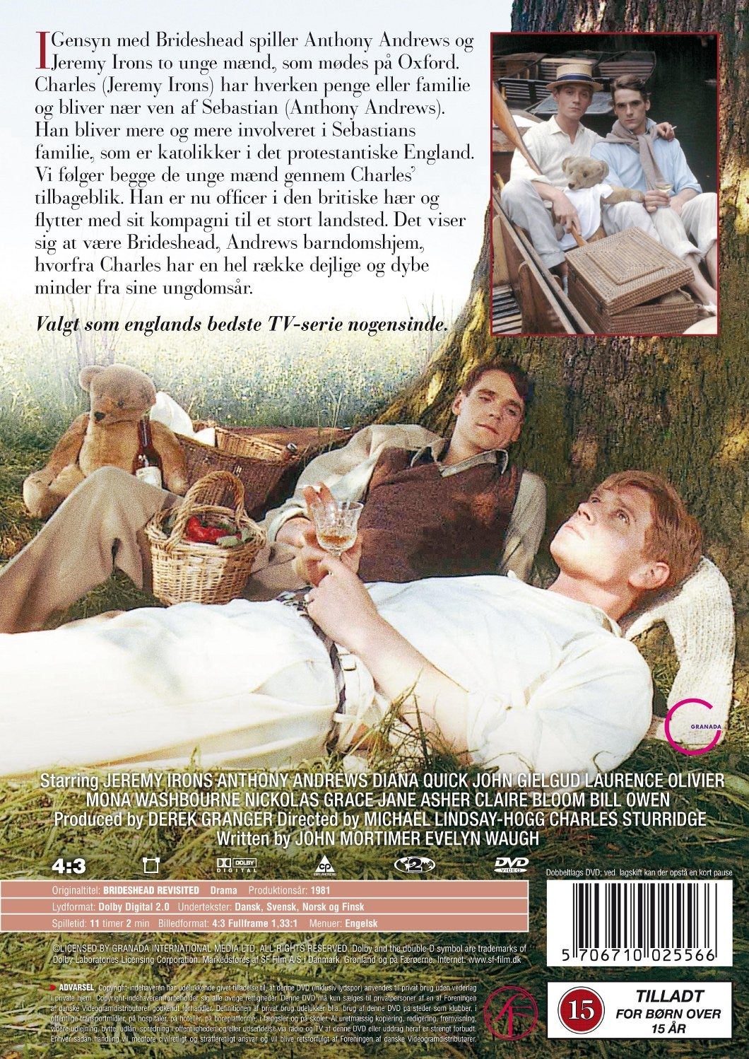 Gensyn med Brideshead, Hele serien (5-disc) (1981),