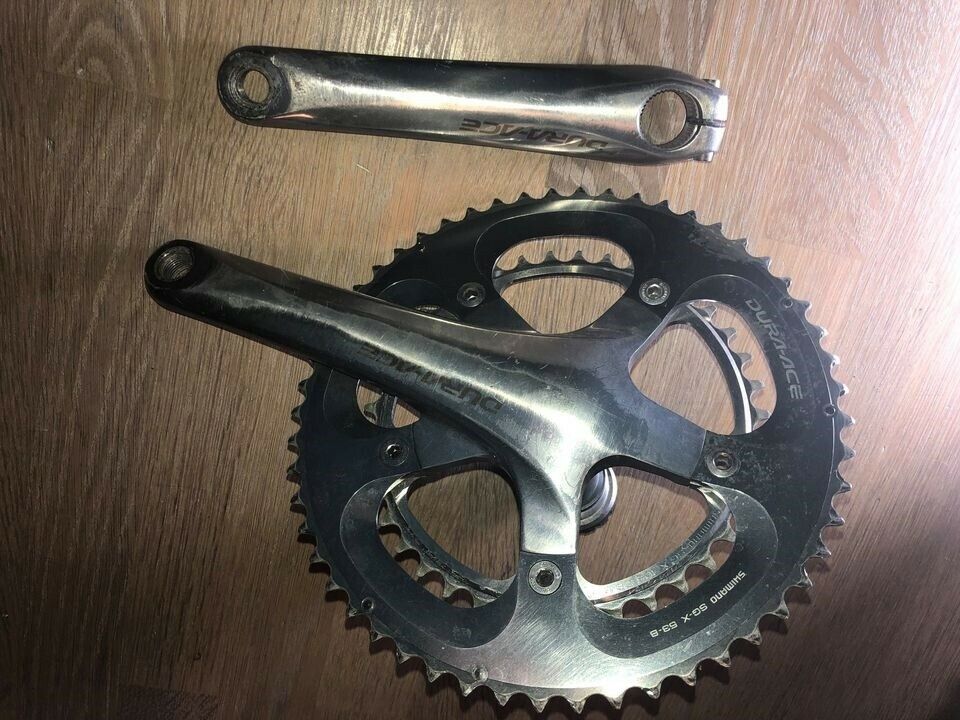 Kranksæt, 7800 dura ace crankset med bsa dura ace box