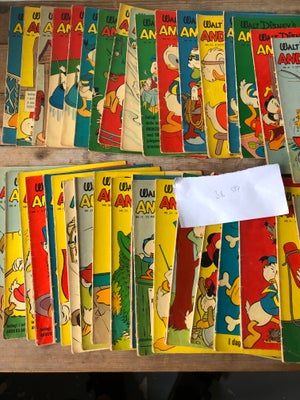 Tegneserier, 38 stk Anders and blade fra 1960
Mange i rigtig fin stand

30 stk fra 1961

21 stk fra 