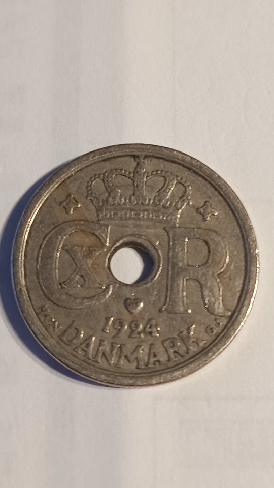 Danmark, mønter, 25 øre