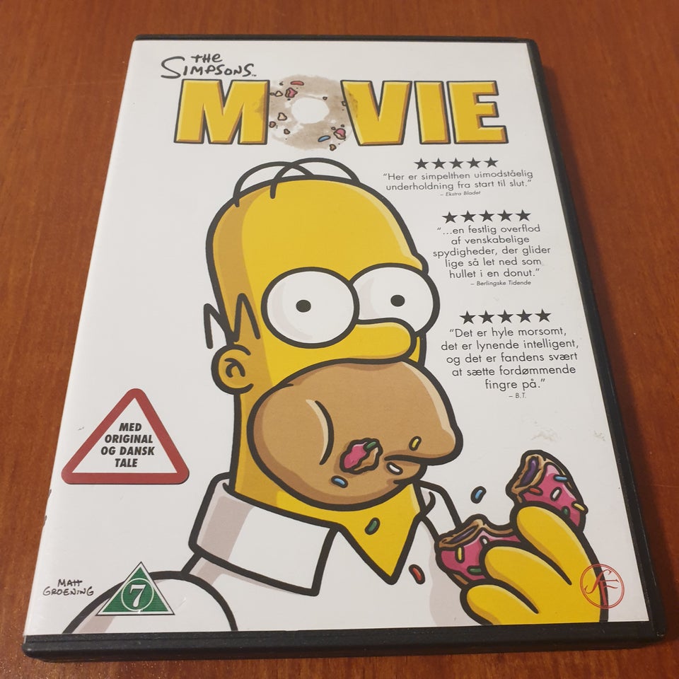 The Simpsons MOVIE, instruktør David Silverman, DVD