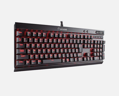 Tastatur, Corsair , Vengeance K70, Corsair K70 LUX CherryMX Red
(sælges uden håndledsstøtte)