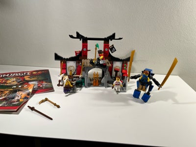 Lego Ninjago, Turnerings-Kamparena/Dojo showdown 70756, Sæt med manual. Perfekt til julegave eller a