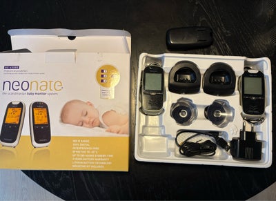 Babyalarm, 6500D, Neonate, Virker perfekt.
Oplader aldrig brugt, kan ikke finde den anden oplader. V