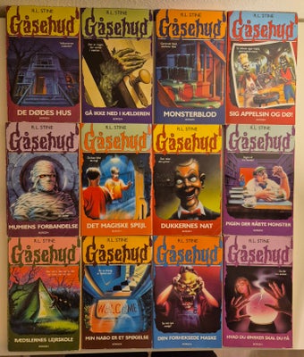 Gåsehud, classic, horrorland, rædselsrummet, R. L. Stine, genre: fantasy, R. L. Stine´s bogserier fr