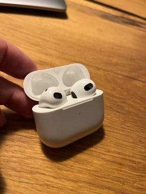 in-ear hovedtelefoner, Apple, Airpod 3. Gen, God, Velfungerende. 