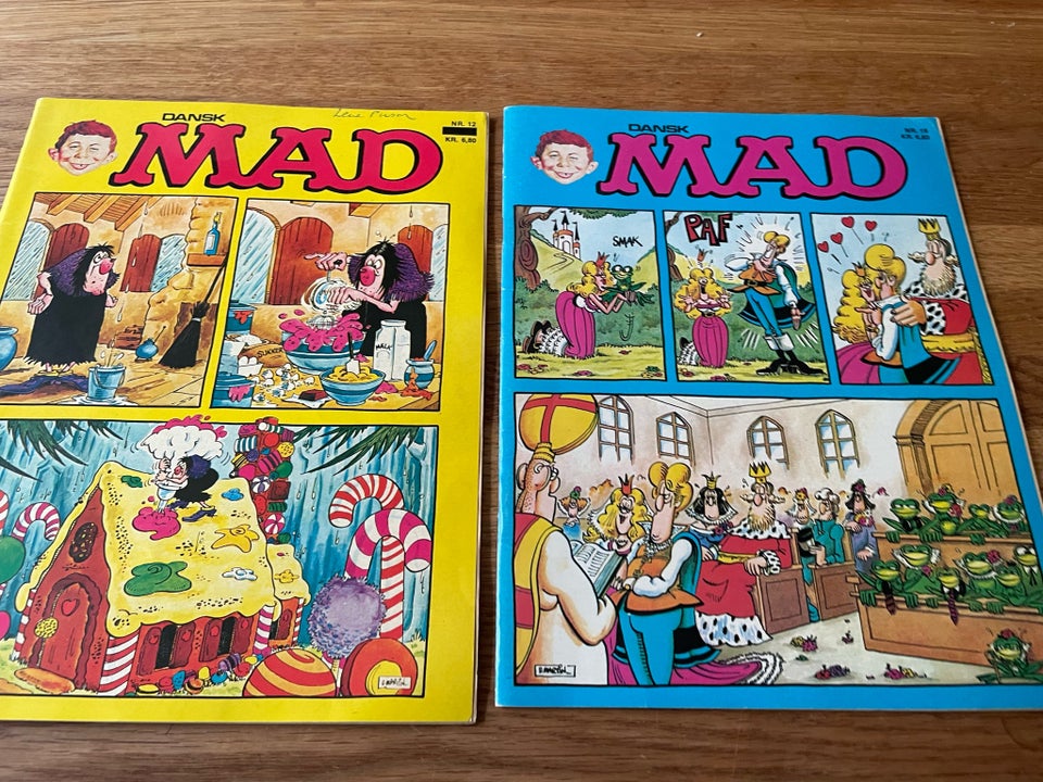 Dansk MAD nr. 12 & 16, Blad