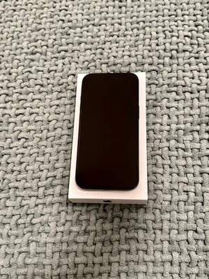 iPhone 15, 128 GB, sort, Perfekt, SOM NY iPhone 15 128 GB med 100% batterikapacitet i sort farve sæl