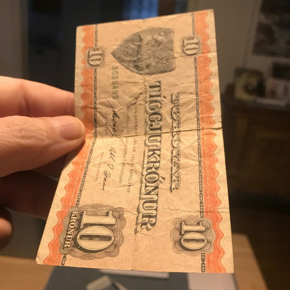 Færøerne, sedler, 10 kr