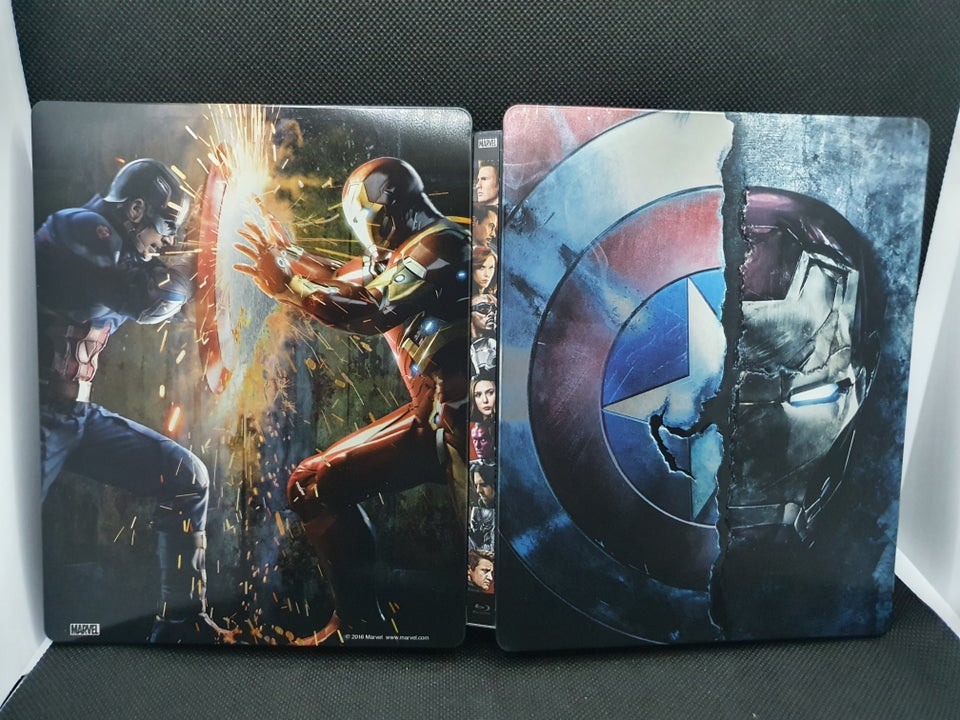 Captain America: Civil War 3D+2D Bluray Steelbook,