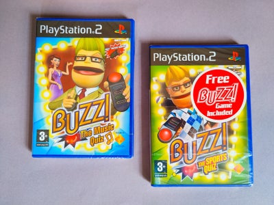 (Ny) Buzz! Spil, PS2, rollespil, Sælger mine. 

*Helt ny og plomberet Buzz! Spil!!!*

Buzz The Music