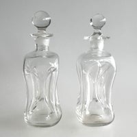 To små klukflasker, Mundblæst glas, 100 år gl.