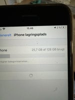 iPhone 7, 128 GB, sort