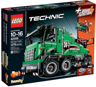 Lego Technic, 42008, Har ikke været samlet. Er med original kasse med samlevejledninger.