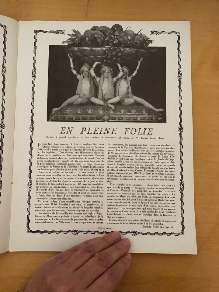 Folies Bergere 1923 , emne: anden kategori