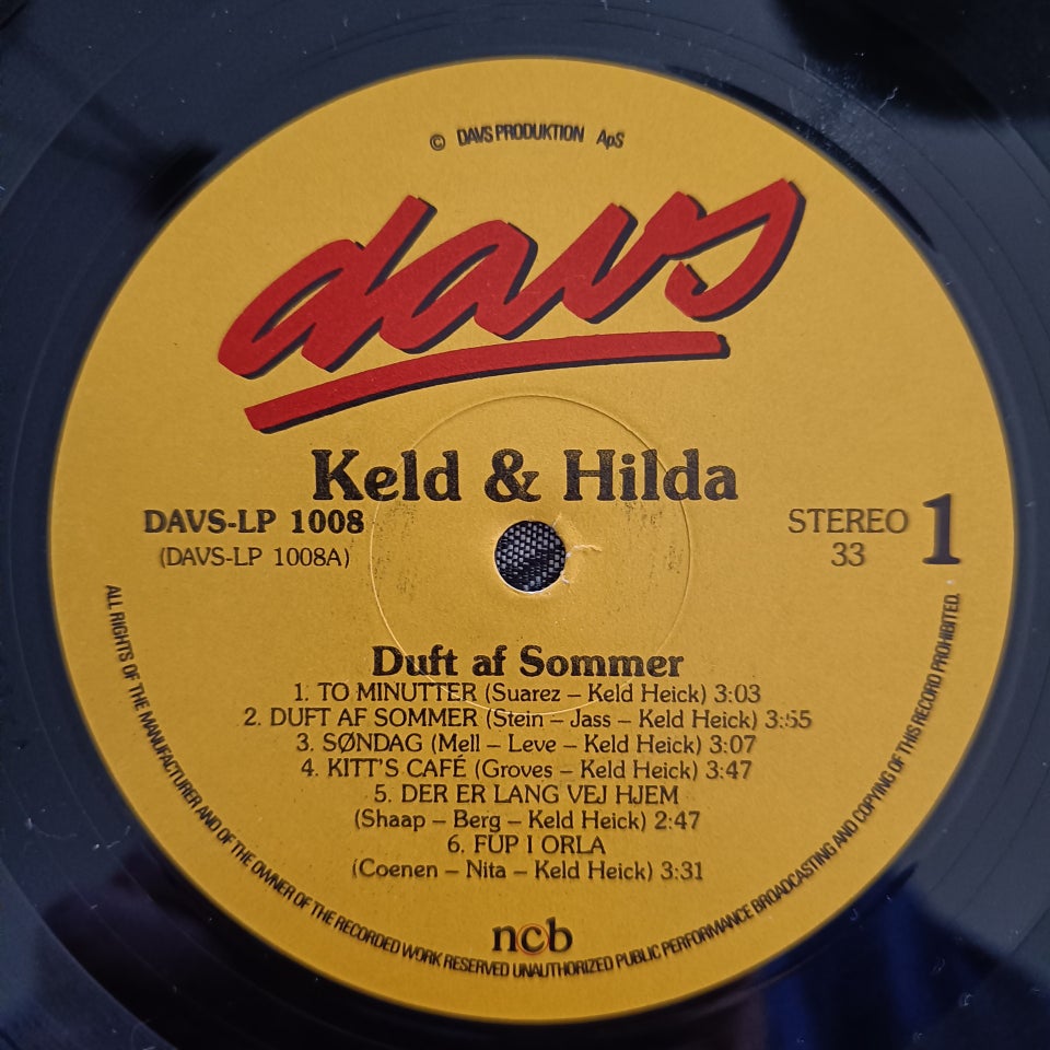 LP, Keld & Hilda, Duft af sommer