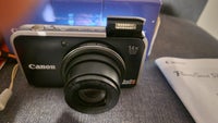Canon, PowerShot SX210IS (zoom kamera), 14,1 megapixels
