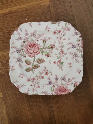 Porcelæn, Tallerken kagetallerken frokost, Johnson Bros, I Rose Chintz fra
Johnson brothers

Er diss