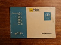 Mercedes-Benz instruktionsbog.
På Dansk i farve...