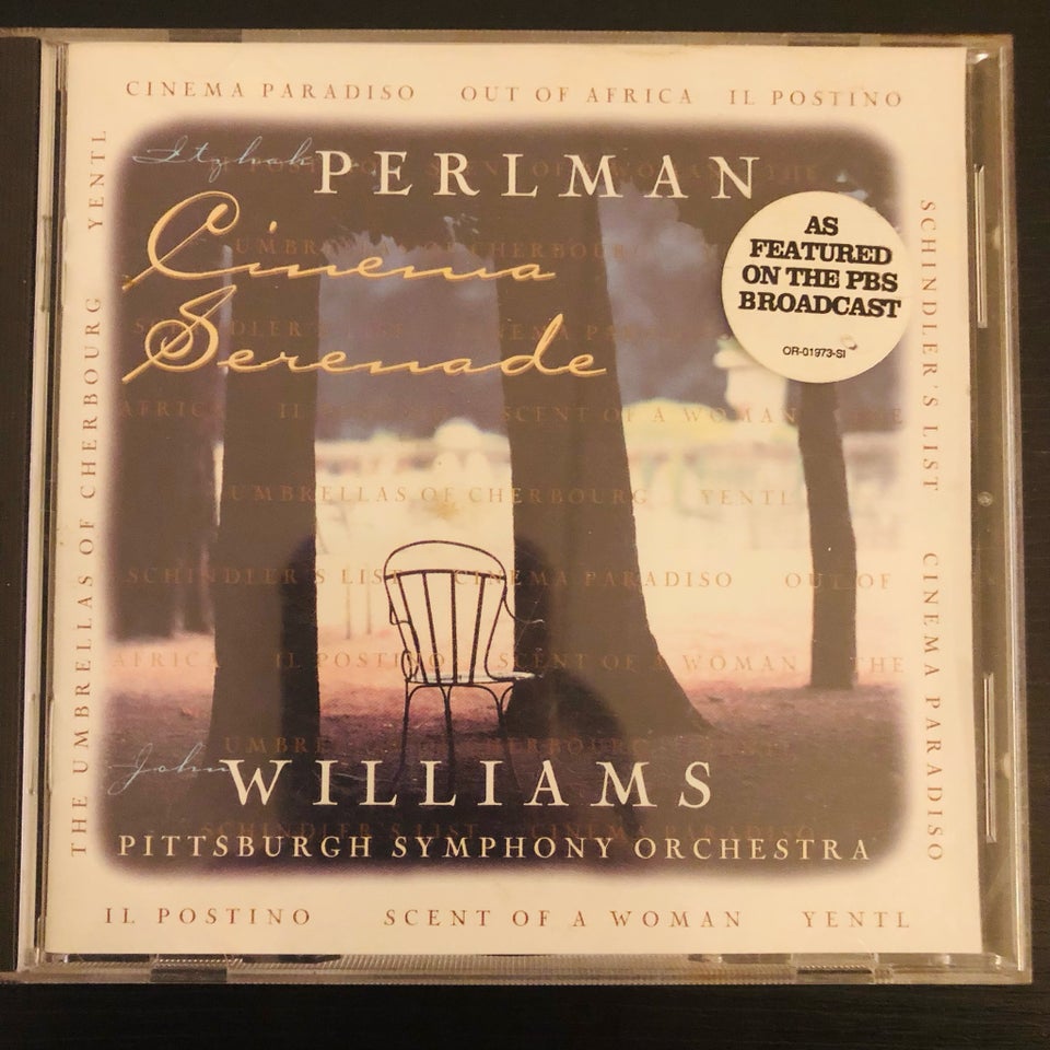 Itzhak Perlman - John Williams - The Pittsburgh Sy: Cinema