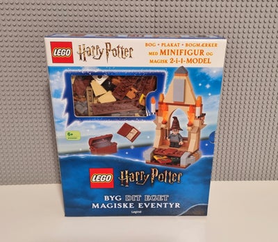 Lego Harry Potter, Rigtig fin Harry Potter Lego bog.
Bog, plakat, bogmærker, minifigur, og magisk 2 