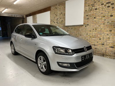 VW Polo, 1,2 TSi 90 Highline, Benzin, 2012, km 106000, sølvmetal, klimaanlæg, aircondition, ABS, air