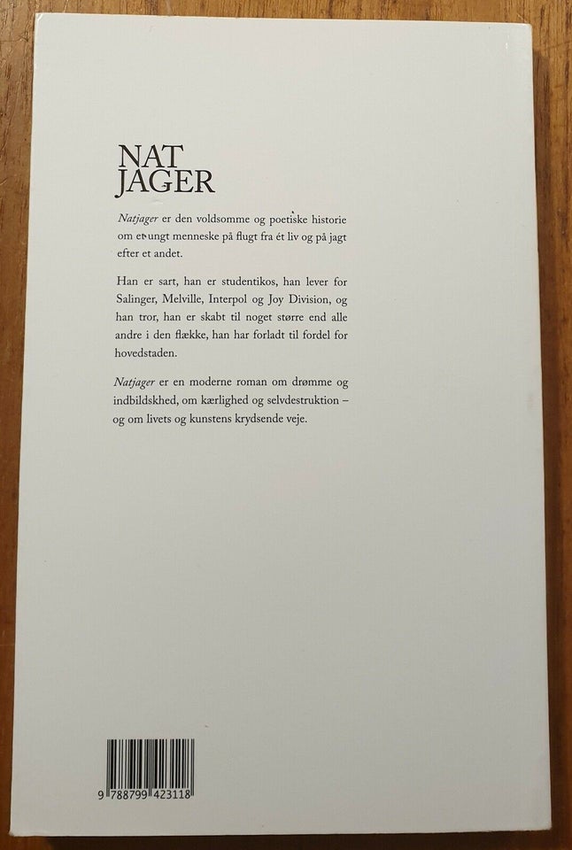 Natjager, Jeppe Krogsgaard Christensen, genre: roman