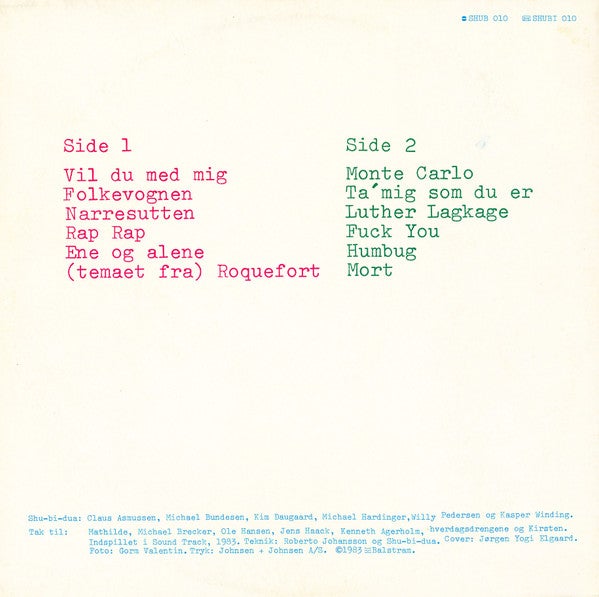 LP, Shu-Bi-Dua 10 1983