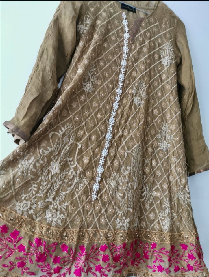 Festkjole, Pakistansk /Indisk kjole, str. S – – Køb Salg af og Brugt