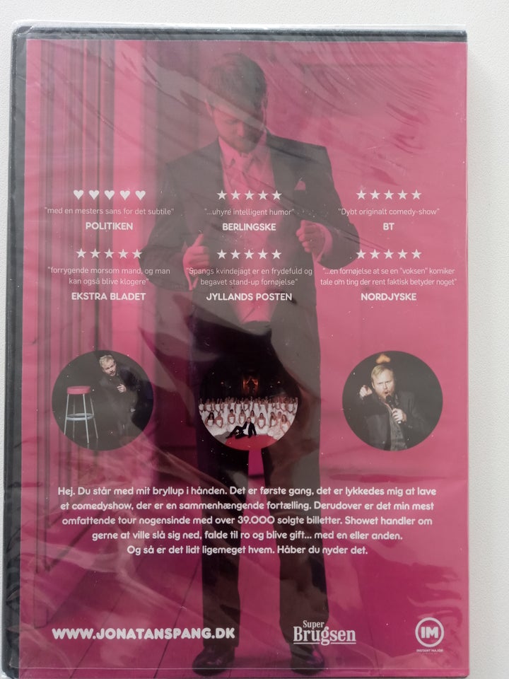 Jonatan spang's Bryllup, DVD, stand-up