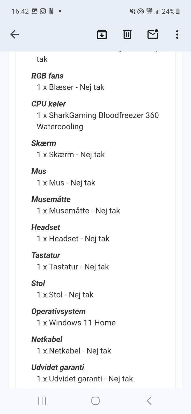 Andet mærke, Shark gaming custom, AMD ryzen 9 5900x Ghz