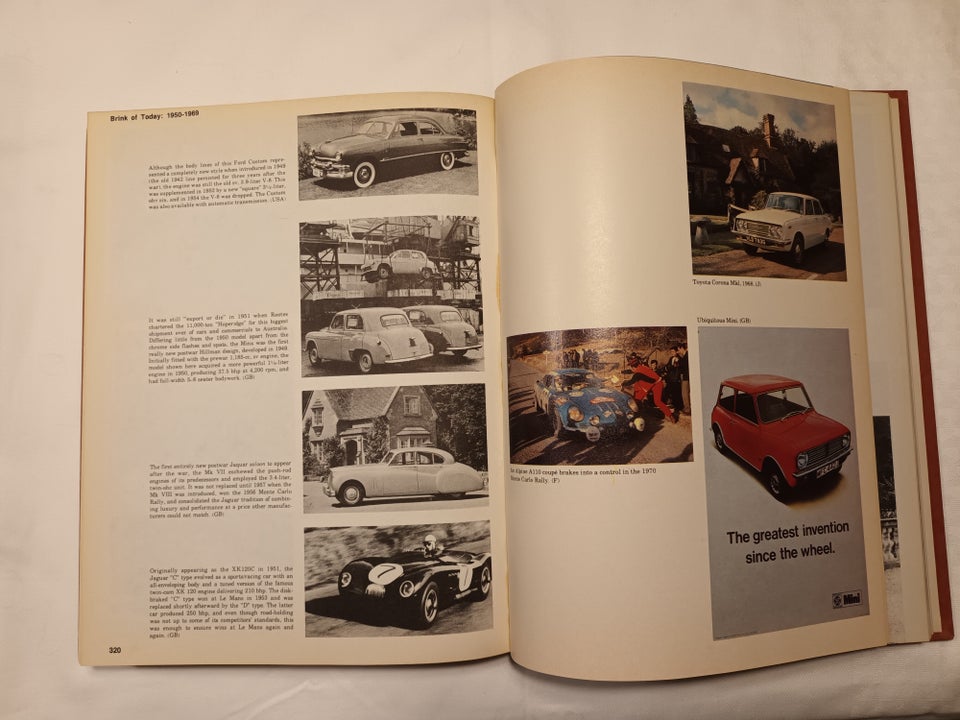 A Pictorial History of the Car, Peter Roberts, emne: bil og