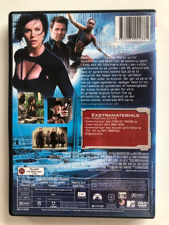 Æonflux (Aeon Flux), instruktør Karyn Kusama, DVD