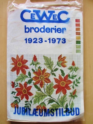 Broderi, RETRO pude fra 1973, RETRO fra 1973:: 
Smuk kit til pude, som har ligge fint i den original