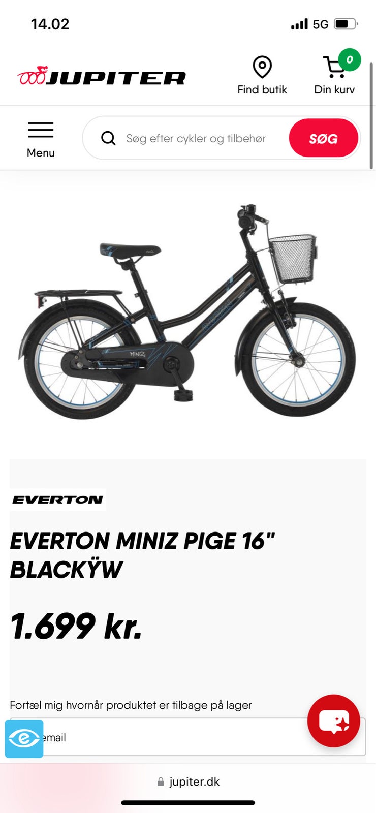Pigecykel, classic cykel, Everton