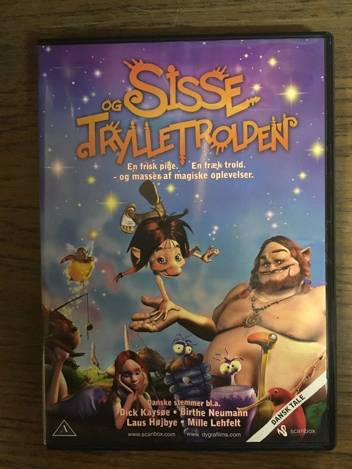 Sisse og Trylletrolden, DVD, tegnefilm