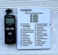 Diktafon, OLYMPUS VN-7800PC , Perfekt