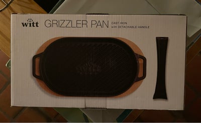 Witt Grizzler Grillpande, Witt, Ny Grizzler Pan fra Witt.
Kan bruges i witt ETNA pizzaovn.
Mål: 306x