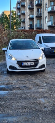 Peugeot 208, 1,6 BlueHDi 100 Active, Diesel, 2015, km 164000, hvid, træk, nysynet, aircondition, ABS