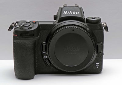 Nikon Z7, velholdt kamerahus, har taget ca. 30.000 billeder totalt (heraf ca. 20.000 med den mekanis
