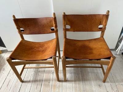 Børge Mogensen, stol, 3237, Jagtstol / Den spanske spisebordsstol / Shakerstol, model 3237. 
2 stk. 