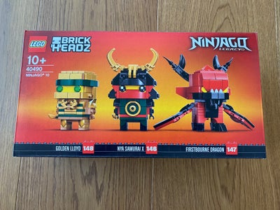 Lego Ninjago, 40490 - Ninjago 10th Anniversary BrickHeadz, Grundet flytning bliver jeg nødt til at s