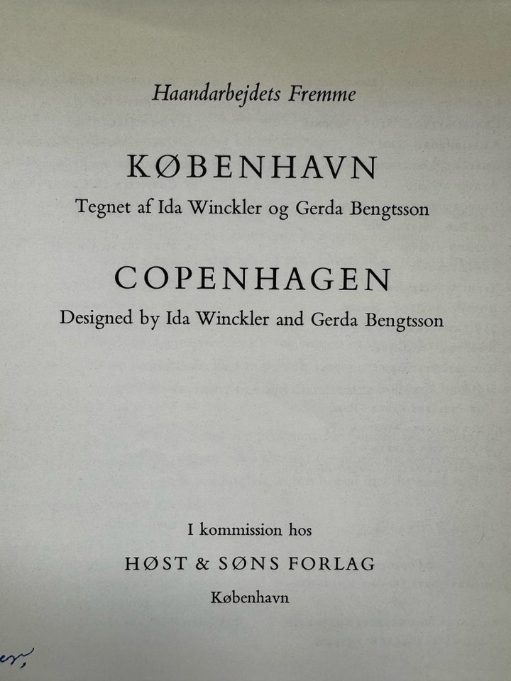 1167 KØBENHAVN 1967, Ida Winckler & Gerda Bengtsson