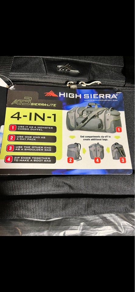 Rejsetaske, High sierra, b: 80 l: 40 h: 40