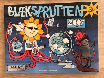 Tegneserier, blæksprutten, Fri fragt i København ved forudbetaling og køb for min 40kr på vores anno