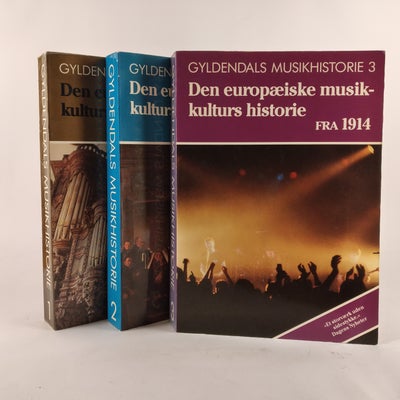 Gyldendals Musikhistorie 1+2+3, - Dba.dk - Køb Og Salg Af Nyt Og Brugt