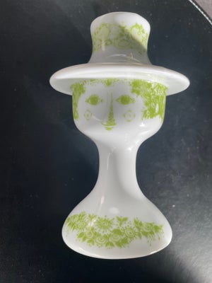 Porcelæn, Lysestage, Bjørn Wiinblad, Bjørn Wiinblad Felicia grøn lysestage 13,5 cm.
Sendes ikke
